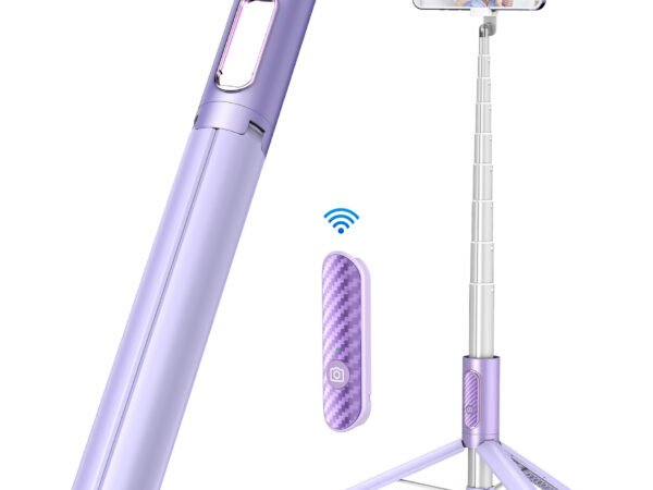 New 150cm Long Selfie Stick Tripod Carbon Fiber Plastic Detachable Remote Control AB202 Max Phone Compatibility Rotatable