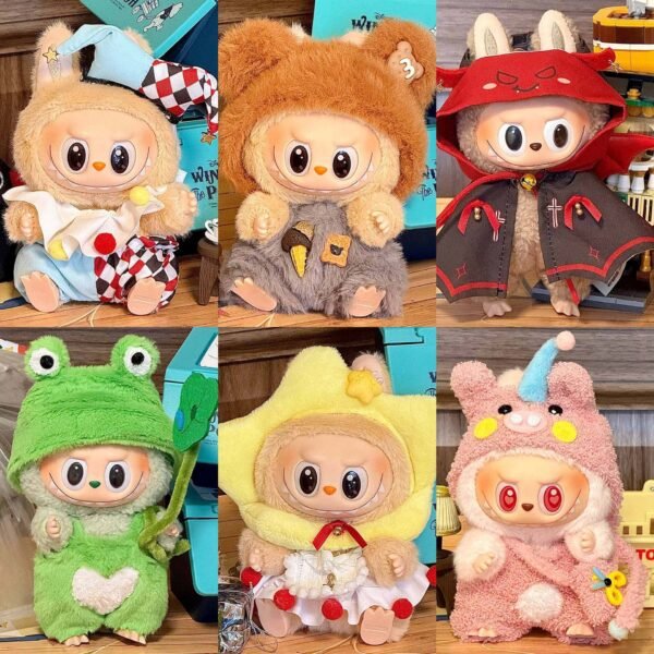 Labubu DIY Party Outfits: Customizing Clothes for Labubu Generation 1 and 2 Blind Box Figures