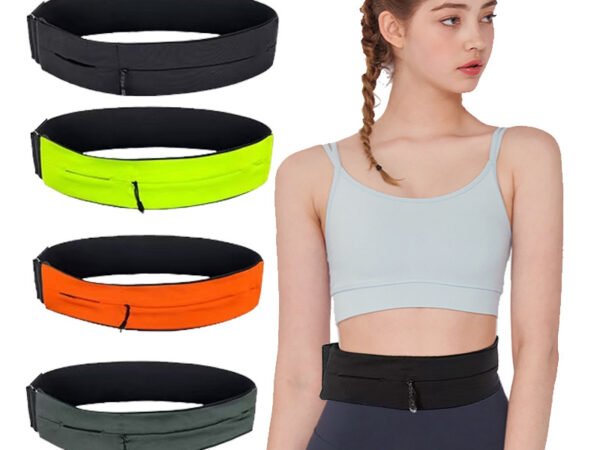 Velcro invisible tactical waist bag mountaineering belt sports waist bag adjustable invisible zipper mobile waist bag