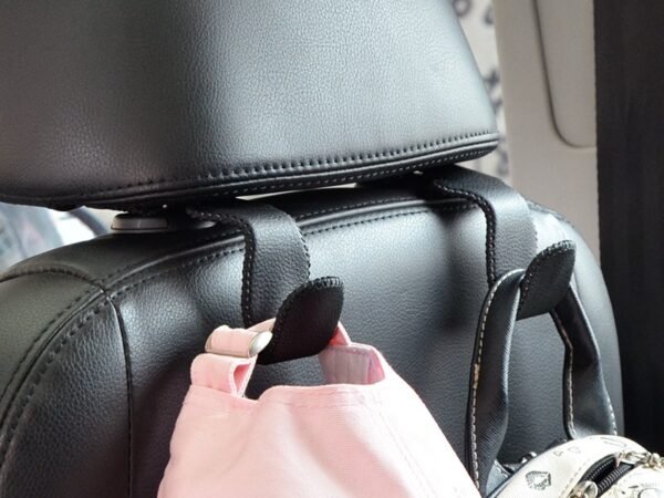 Leather large load-bearing car seat hooks car hooks hidden back multifunctional rear seat interior products