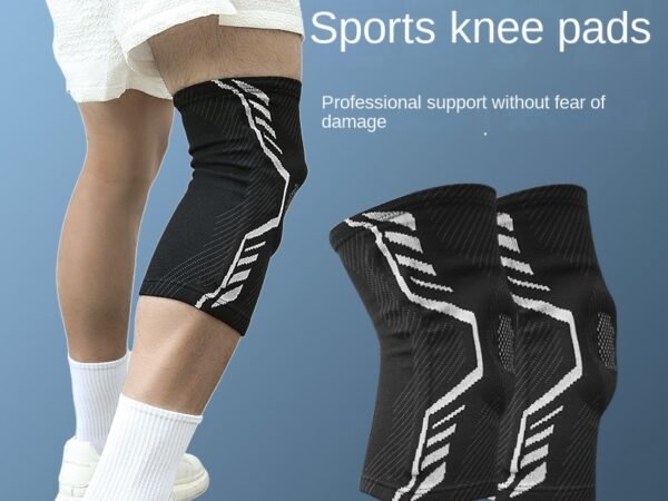 Outdoor sports basketball knee pads sports support spring compression cycling running summer thin breathable knitted sports protective equipment