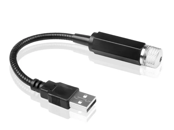 Mini LED Car Roof Star Night Light Projector Atmosphere Galaxy Lamp USB Decorative Lamp Adjustable Car Interior Decor Light