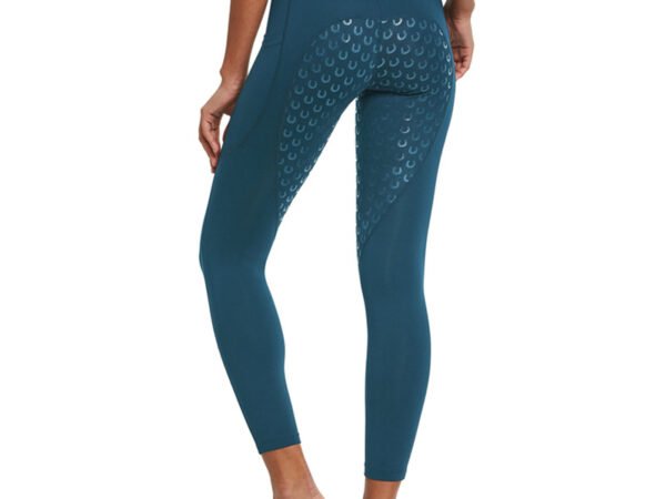 Women's Anti-Slip Elastic High-Waist Drop Glue Riding Pants