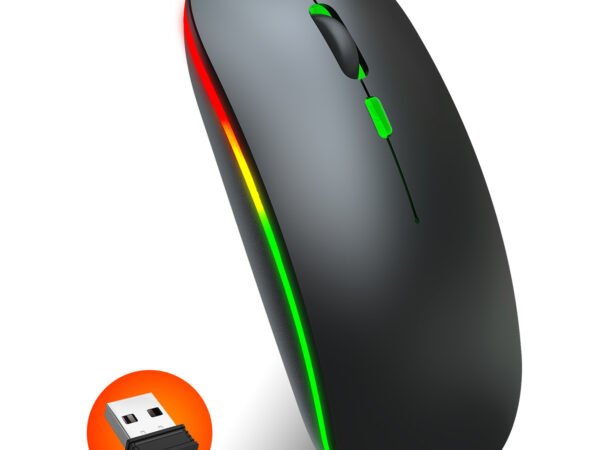 2.4G Colorful Luminous Wireless Mouse Silent Laptop Desktop Office Mouse