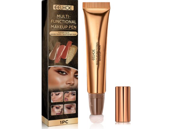 EELHOE Multifunctional Makeup Pen, Face Light Highlight Natural Three-Dimensional Liquid Contour Beauty Stick