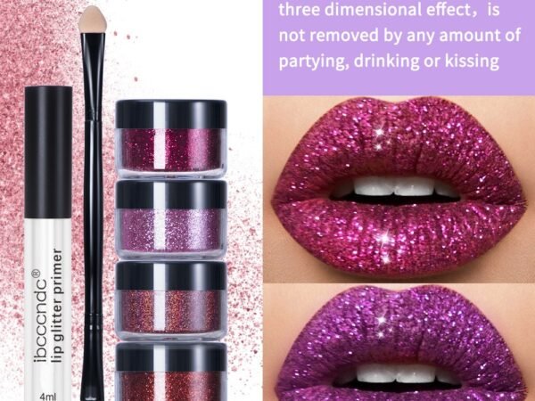 ibcccndc Glitter Lip Gloss Set