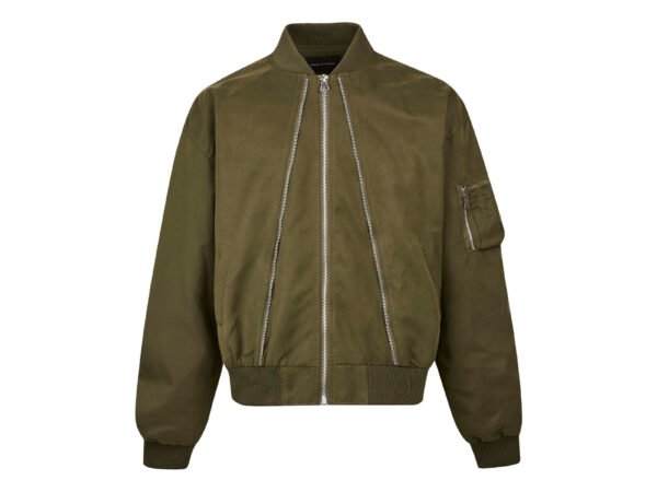 Patch Embroidery Flight Jacket  Casual Outerwear for Men