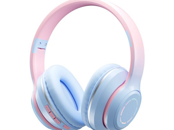 Gradient Bluetooth Earphones Head Mounted Phone Earphones Foldable Earphones