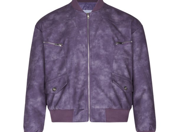 Trend High-Grade PU Leather Clean Fit Jacket Men's Padded Coat