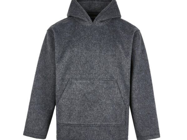 Double-faced Wool Basic Loose Hooded Sweatshirt for Men and Women