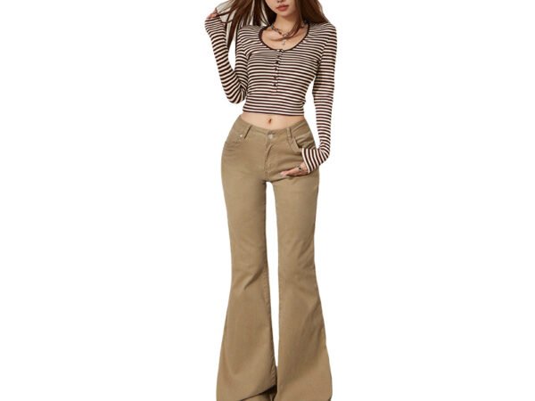 Women's Flared Jeans High Waist Slimming Trumpet Pants