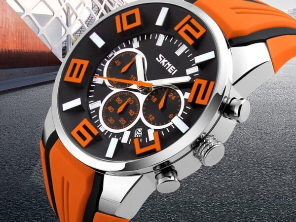 SKMEI 9128 Watches Men Luxury Brand Chronograph Men Sports Watches Waterproof Male Clock Quartz Men's Watch reloj hombre