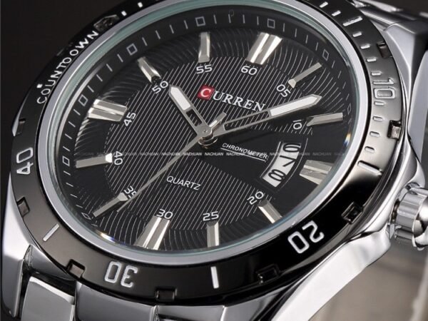 Mens Watches Top Luxury Brand CURREN 2018 Men Full Steel Watches Quartz Watch Analog Waterproof Sports Army Military WristWatch