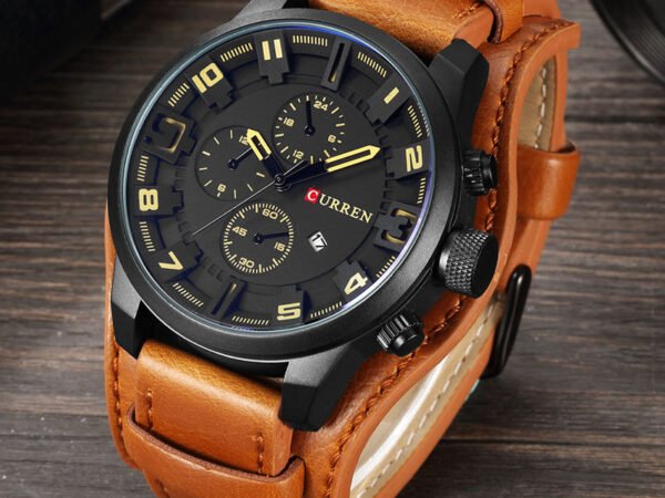 Curren Men Watches Man Clock Brand Luxury Army Military Steampunk Sports Male Quartz-Watch