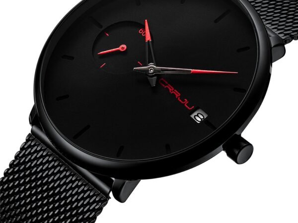 Crrju Sports Date Mens Watches Top Brand Luxury Waterproof Sport Watch