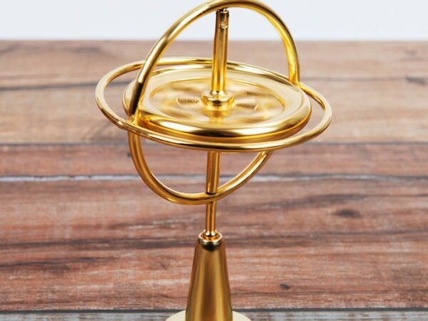 Creative Scientific Educational Metal Finger Gyroscope Gyro Top Pressure Relieve Classic Toy Traditional Learning Toy For Kids